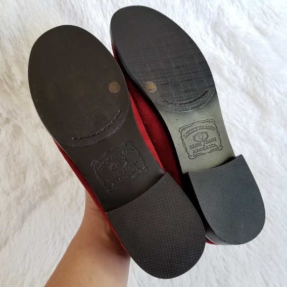 LUCKY BRAND | Red Suede Loafers - Picture 7 of 7